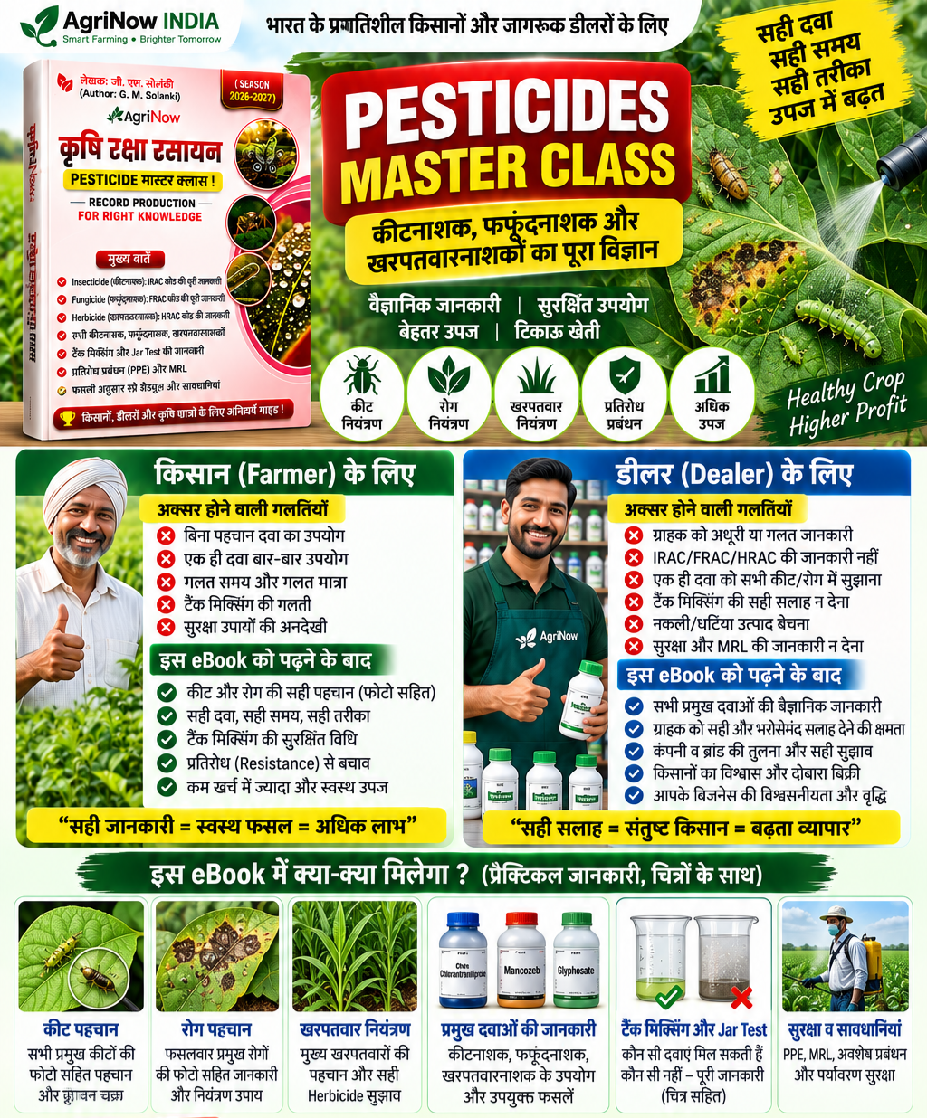 Pesticides Master Class - कीटनाशक, फफूंदनाशक और खरपतवारनाशकों का पूरा विज्ञान